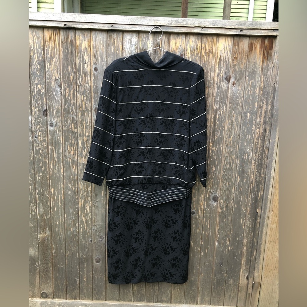 Silk beaded Wayne Clark dress